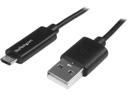 Startech.Com 1M / 3Ft Usb To Micro Usb Cable With Led Charging Lig