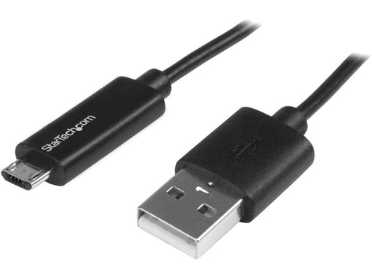 Startech.Com 1M / 3Ft Usb To Micro Usb Cable With Led Charging Lig
