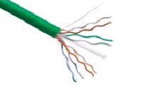 Cable Axiom Cat5E 24 AWG, 4 pares, conductor sólido, 350 MHz, bobina a granel (1 unidad)
