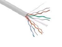 Cable Axiom Cat5E 24 AWG, 4 pares, conductor sólido, 350 MHz, bobina a granel (1 unidad)
