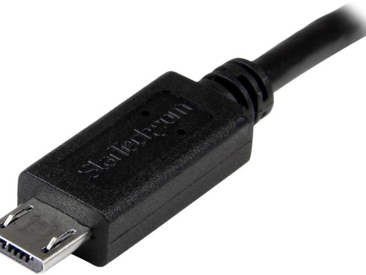 Cable micro USB a micro USB Startech.Com de 8 pulgadas (macho a macho) con micrófono