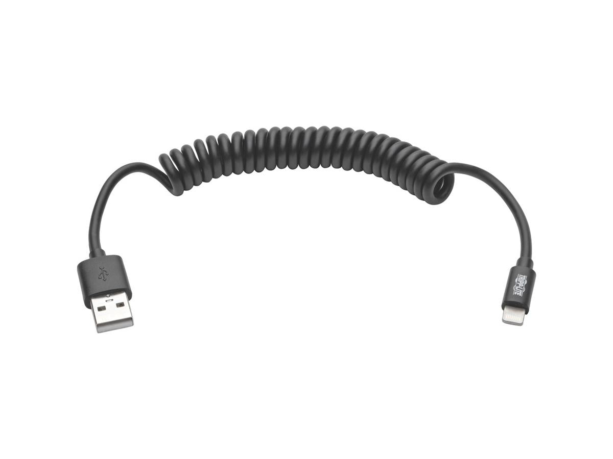 Eaton Tripp Lite Series Usb-A To Lightning Sync/Charge Coiled Cabl