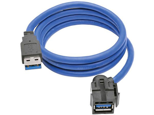 Conector USB 3.0 de alta velocidad tipo Keystone de 3 pies Eaton Tripp Lite Series