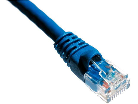 Cable de conexión Axiom Cat6A de 22,8 m y 650 MHz con funda moldeada (azul)