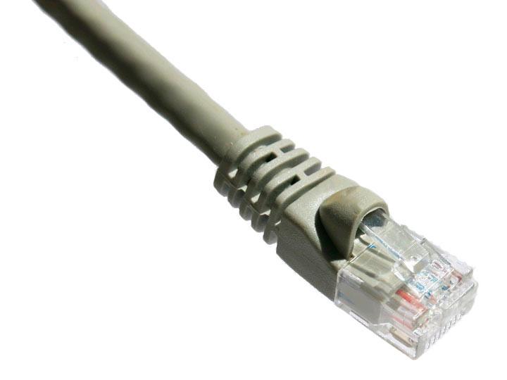 Axiom 50Ft Cat6A 650Mhz Patch Cable Molded Boot (Gray)