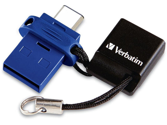 Verbatim 16Gb Store N Go Dual Usb 3.2 Gen 1  Flash Drive For Usb-C