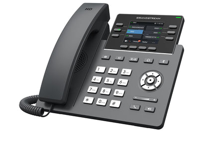 Grandstream 6 Lines, 3 Sip Accounts,  2.8 In Scrn (Color), Poe + Gige