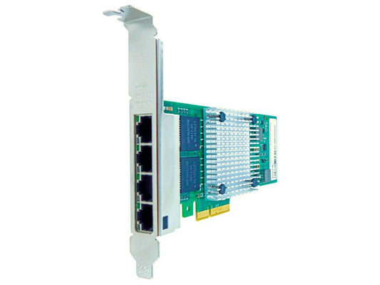 Axiom 10/100/1000Mbs Quad Port Rj45 Pcie X4 Nic Card For Dell - 43