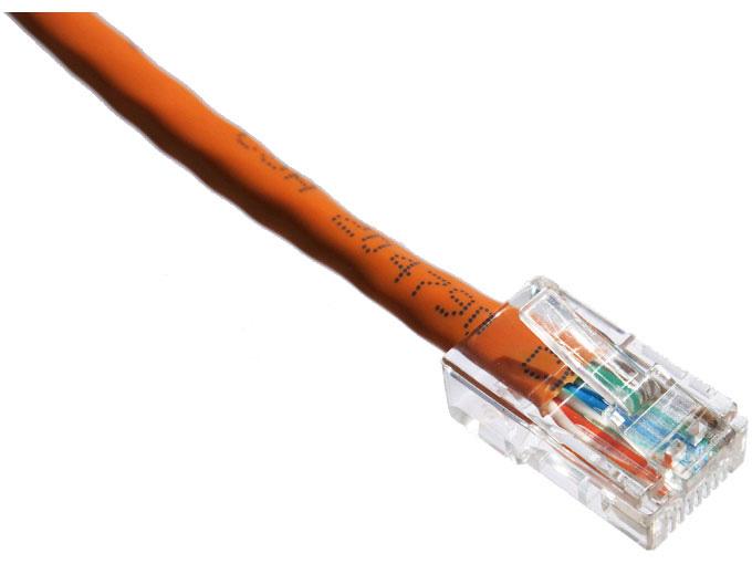 Cable de conexión Axiom Cat6 de 7,6 m y 550 MHz sin funda (naranja)