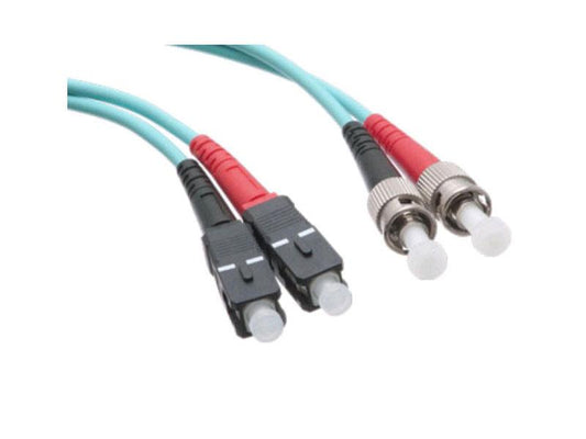 Cable de fibra óptica Axiom Sc/St 10G multimodo dúplex OM3 50/125 de 25 m
