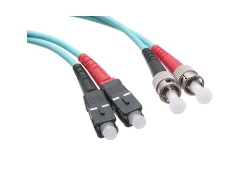 Cable de fibra óptica Axiom Sc/St 10G multimodo dúplex OM3 50/125 de 2 m
