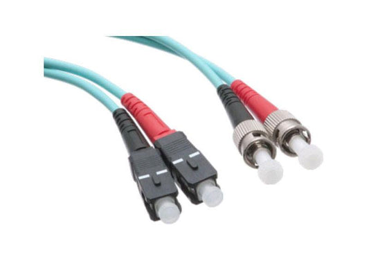 Cable de fibra óptica Axiom Sc/St 10G multimodo dúplex OM3 50/125 de 5 m