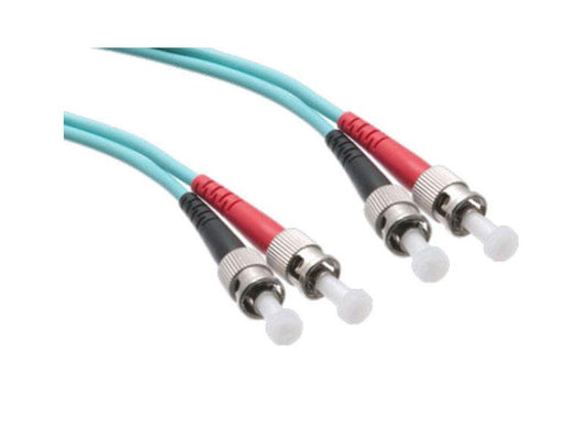 Cable de fibra óptica Axiom St/St 10G multimodo dúplex OM3 50/125 de 1 m