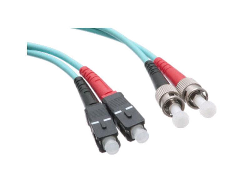 Cable de fibra óptica Axiom St/St 10G multimodo dúplex OM3 50/125 de 25 m