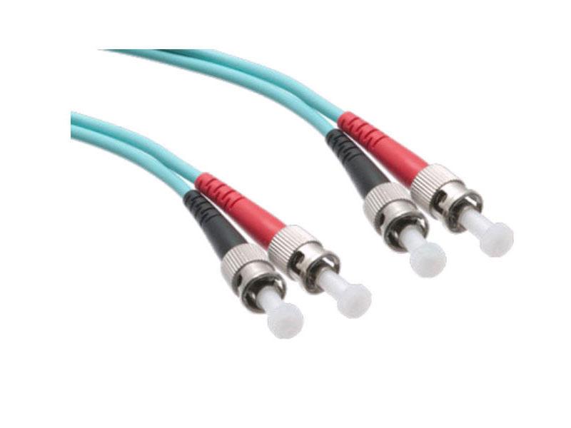 Cable de fibra óptica Axiom St/St 10G multimodo dúplex OM3 50/125 de 2 m