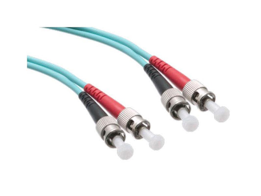 Cable de fibra óptica Axiom St/St 10G multimodo dúplex OM3 50/125 de 9 m