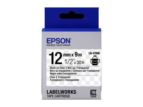 Cinta Crtg Std 12 mm negra/transparente