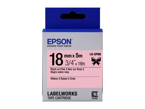 Cinta Crtg Std 18 mm Negro/Blanco