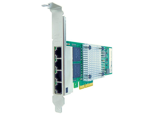 Axiom 10/100/1000Mbs Quad Port Rj45 Pcie X4 Nic Card For Dell - 54
