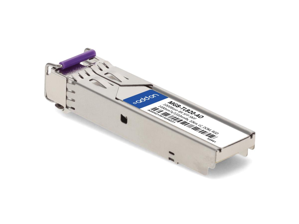 Addon Planet Mgb-Tlb20 Compatible Taa Compliant 1000Base-Bx Sfp Tr