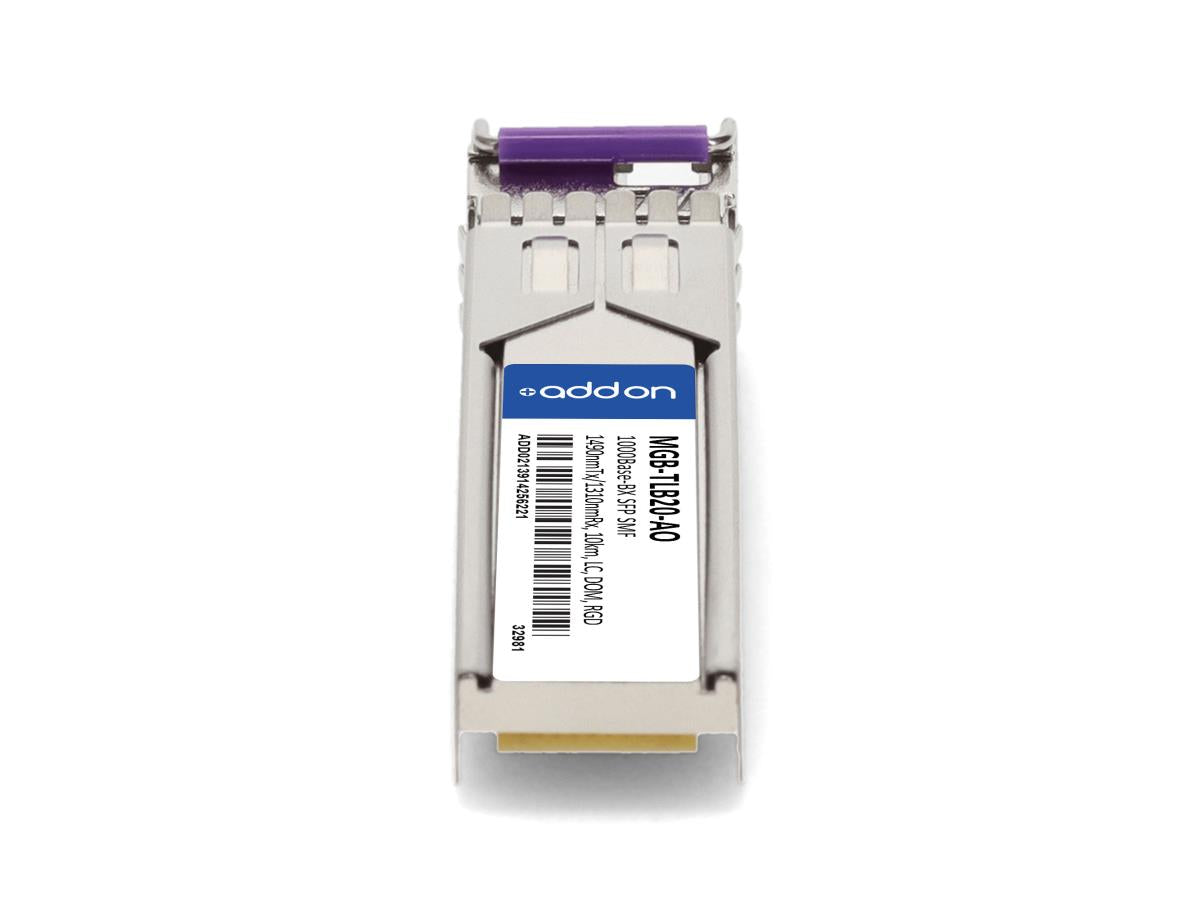 Addon Planet Mgb-Tlb20 Compatible Taa Compliant 1000Base-Bx Sfp Tr