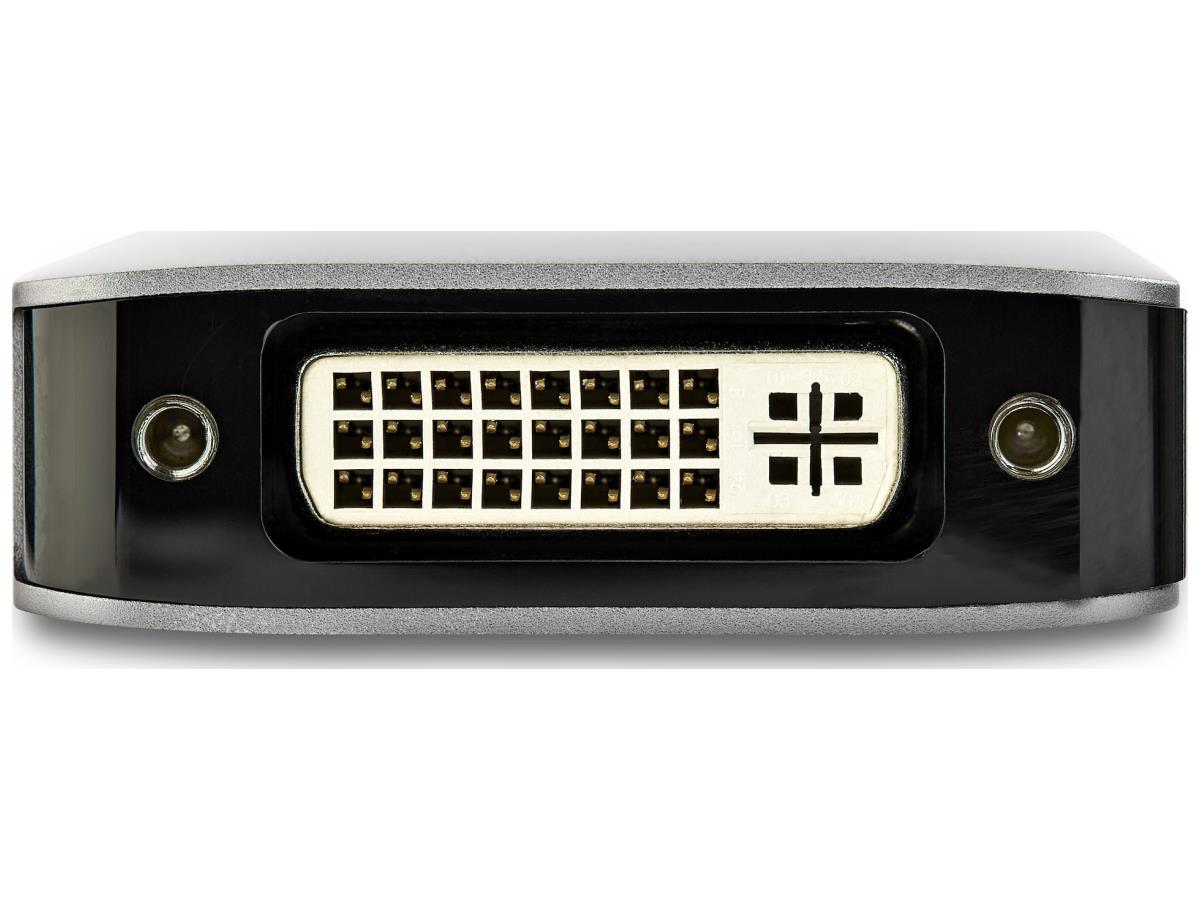 Adaptador USB 3.1 Tipo-C a DVI-I de doble enlace de Startech.Com - Salida digital
