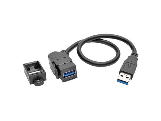 Rallonge de coupleur de montage sur panneau Keystone USB 3.0 Eaton Tripp Lite Series