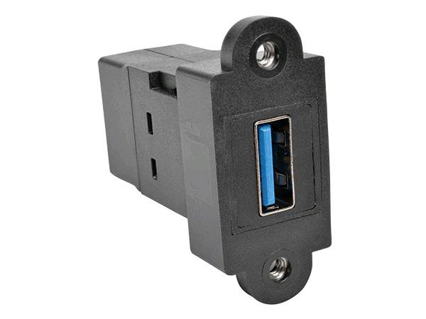Coupleur de montage sur panneau Keystone USB 3.0 Eaton Tripp Lite Series F/FA