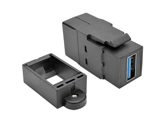 Coupleur d'angle pour montage sur panneau Keystone USB 3.0 Eaton Tripp Lite Series