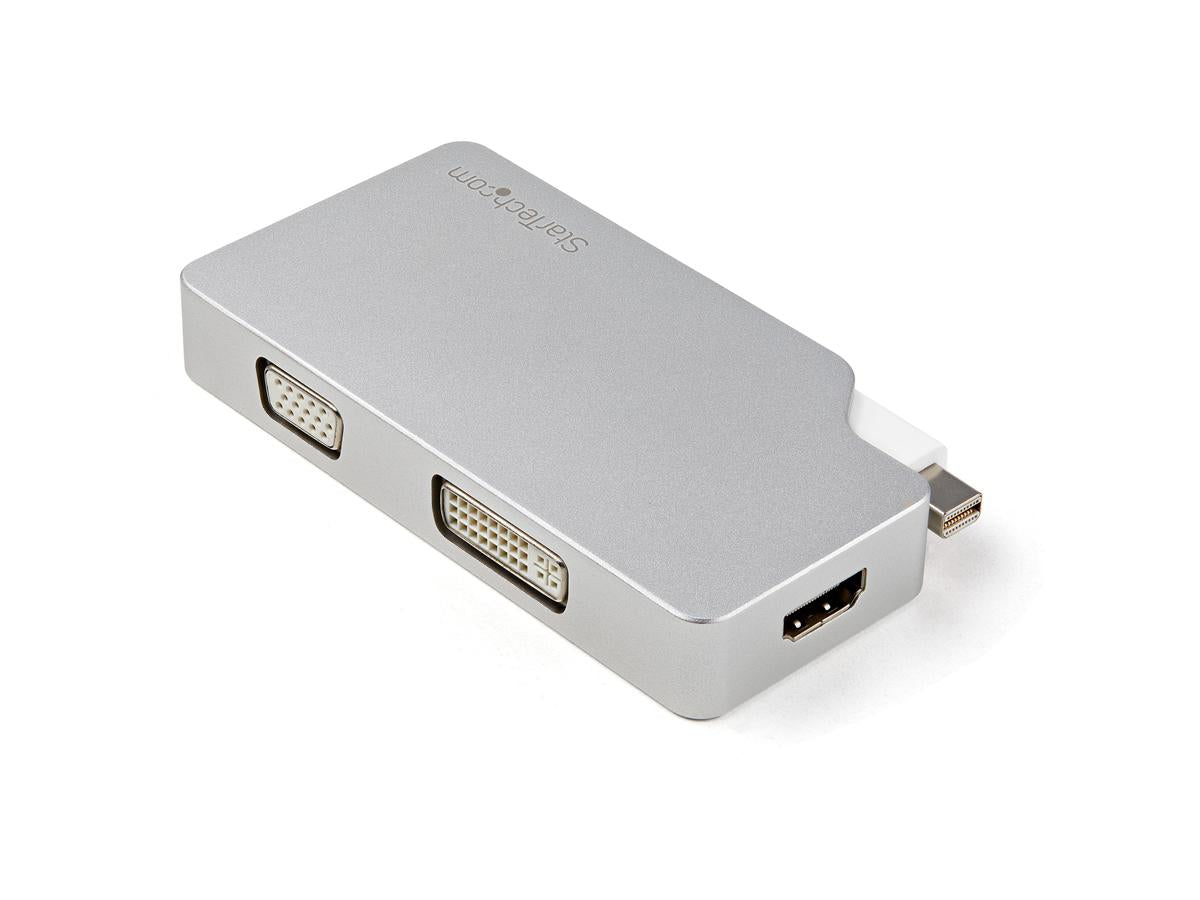 Startech.Com Aluminum Travel A/V Adapter: 3-In-1 Mini Displayport