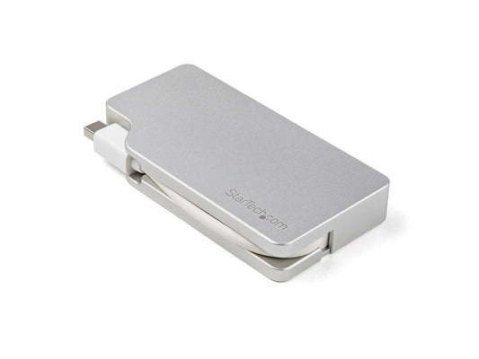 Adaptateur A/V de voyage en aluminium Startech.Com : Mini DisplayPort 3 en 1