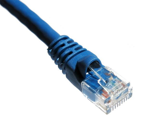 Câble de raccordement Axiom Cat5E 350 MHz 1,2 m (4 pi) avec gaine moulée (bleu)