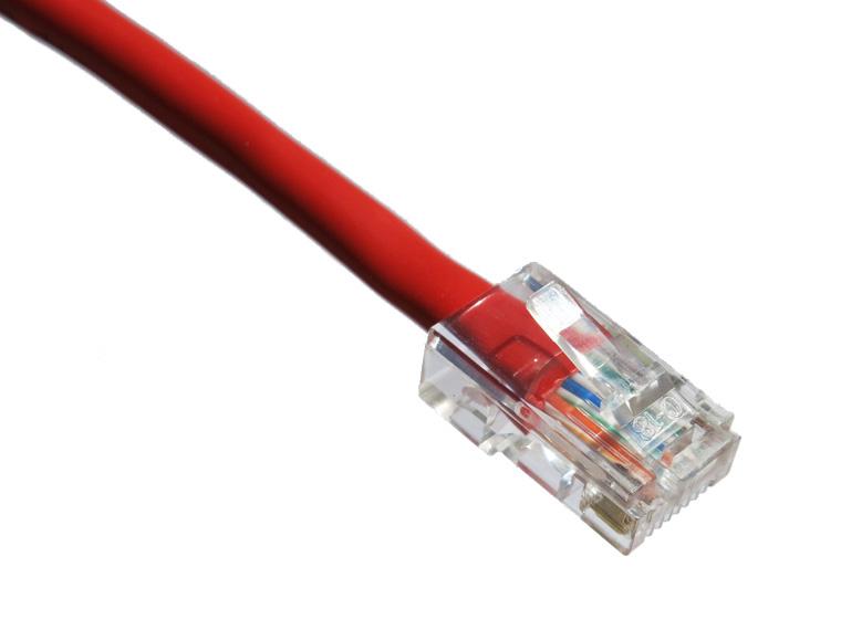 Câble de raccordement Axiom Cat5E 350 MHz 4 pi (non gainé) (rouge)