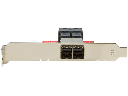 Adaptador Mini-SAS Startech.Com - Doble Sff-8643 a Sff-8644 - Con F