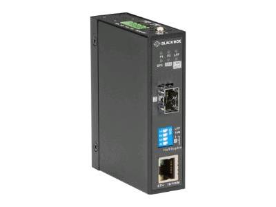 Black Box Corp Fast Ethernet Ind Media Converter Sfp