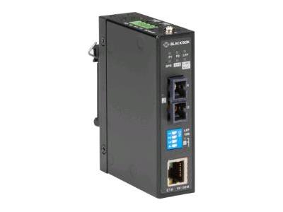 Black Box Corp Fast Ethernet Ind Media Converter Sm Sc