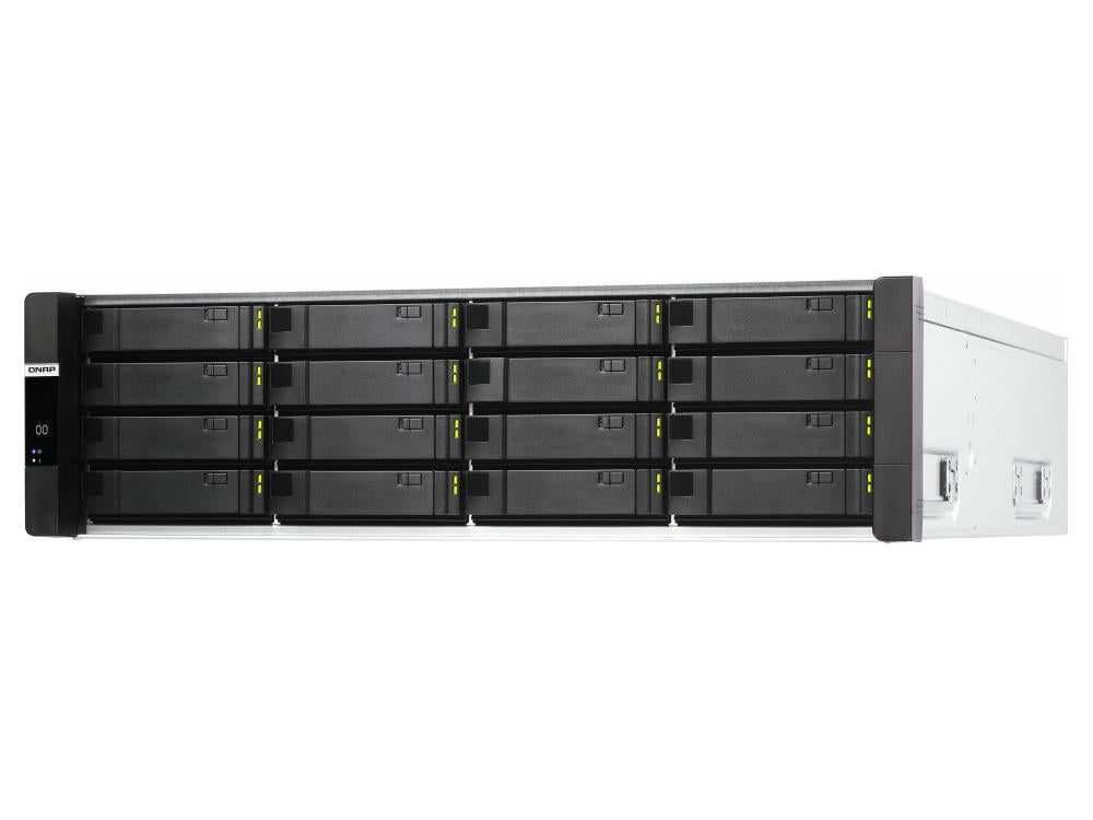 Controlador dual activo-activo QNAP de 16 bahías ZFS NAS e ISCS/IP-SA