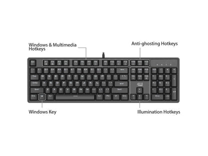 Clavier mécanique RVB Easytouch 640Eb