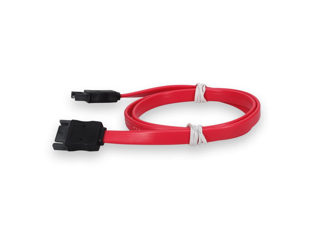 Câble série rouge SATA M/F supplémentaire de 2 pieds