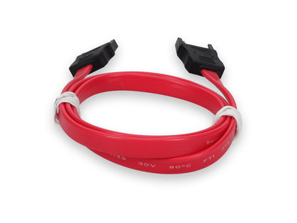 Câble série rouge SATA M/F supplémentaire de 2 pieds