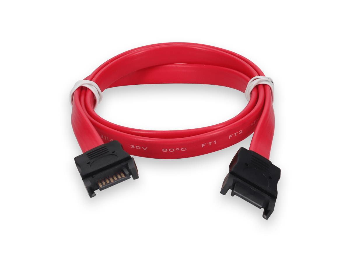 Câble série rouge SATA M/F supplémentaire de 2 pieds