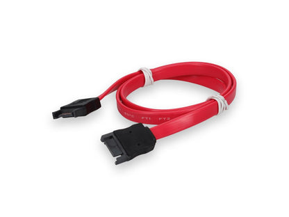 Câble série rouge SATA M/F supplémentaire de 2 pieds