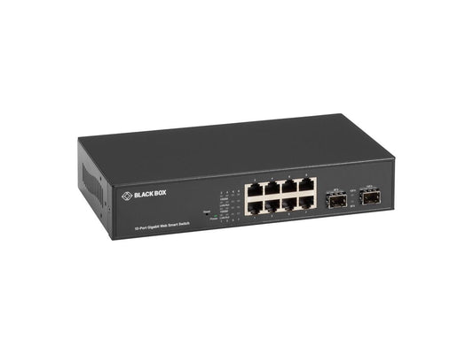 Black Box Corp. Gigabit Web Smart Switch 10 Port