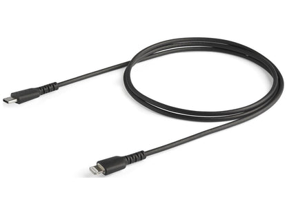 Câble USB-C vers Lightning noir durable Startech.Com de 1 m (3 pi), robuste