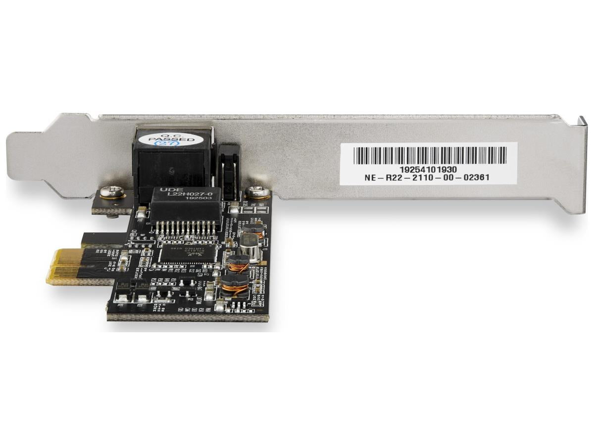Carte réseau PCIe 1 port StarTech.com - 2,5 Gbit/s 2,5 Gbase-T PCIe Ne