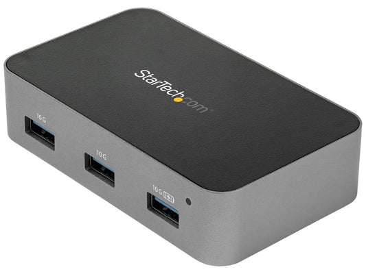 Concentrador USB-C de 4 puertos Startech.Com con adaptador de corriente, USB 3.1/3.2 Gen.