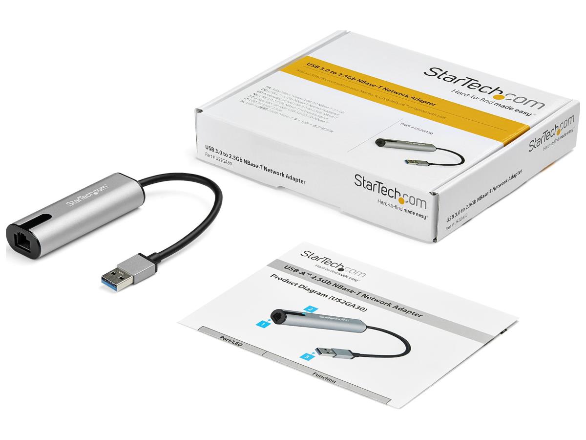 Startech.Com Adaptador USB A a Ethernet 2.5Gbe, Nbase-T Nic, USB 3.