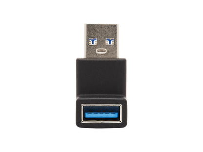 Adaptateur USB Tripp Lite USB 3.0 USB-A M/F coudé vers le haut