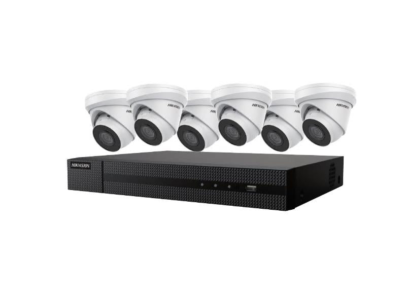 Hikvision Camera 6Kit 4Mp Ot 2.8Mm Lens 8Ch 4K Nvr