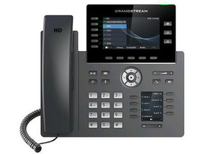 Grandstream 6 Lines, 6 Sip Accounts, 4.8 In + 2.4 In Scrn (Color), Poe